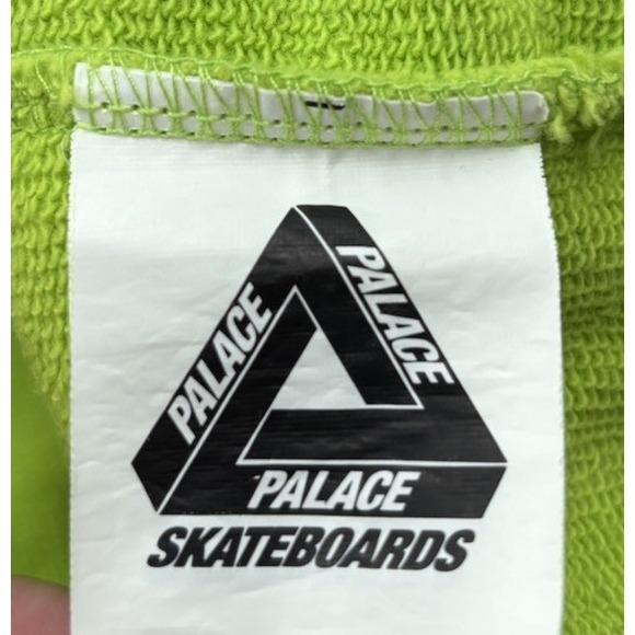 Palace Skateboards‎ Men's L Jumbo Ferg Neon Green Cotton Hoodie Sweatshirt - Picture 3 of 7